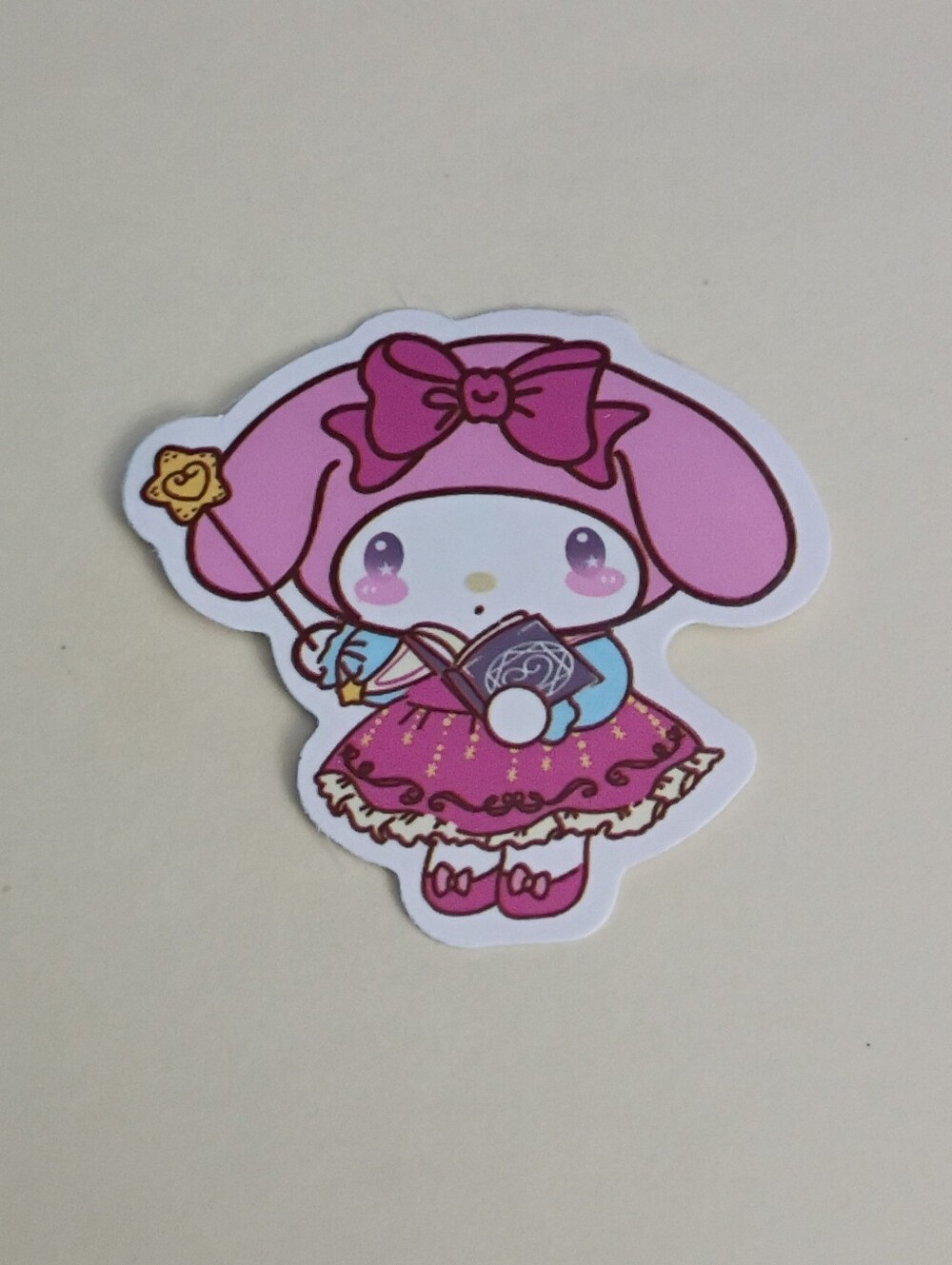 10/$10 Sticker - My Melody Reading Book w/ Magic Wand Sanrio Hello Kitty Friends
